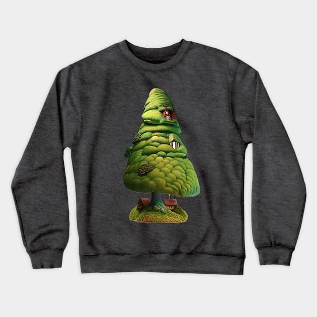 Fantastic Tree Houses Crewneck Sweatshirt by thegazelstore